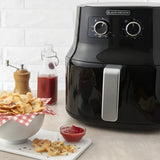 Freidora De Aire Black+decker 4.5 Litros Hf4004b Negro