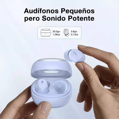 Audifonos Inalambricos 1hora In-ear Audicularer Bluetooth5.3 Color Azul claro