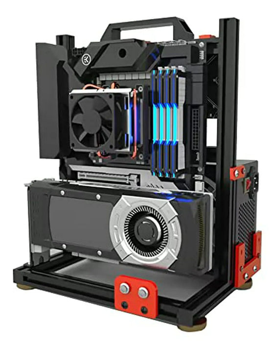 Chasis Pc Abierto Para Pruebas Con Soporte Atx Y Refrigeraci