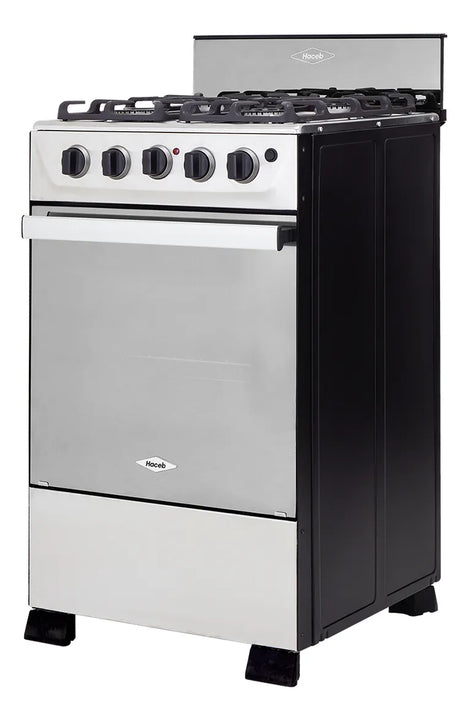 Estufa Romero Ultra Haceb 50 Cms Gas Natural Inox Color Negro