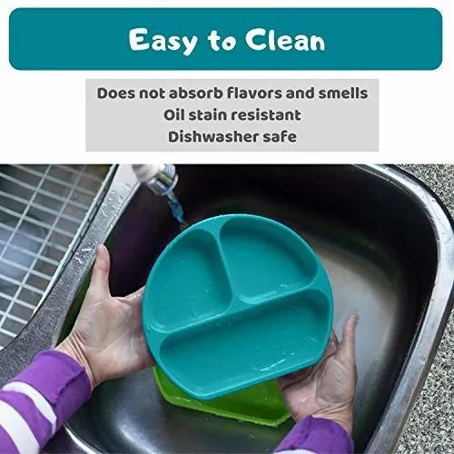 Plato De Silicona Para Bebés