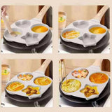 Sarten Antiadherente Estrella Corazon Huevos Pancakes 4 Pues Gris Oscuro