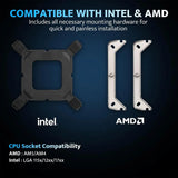 Cooler Para Cpu Darkflash Z4pro 120mm Argb, Tdp 200w