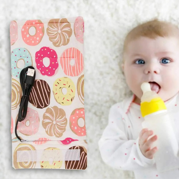 Botella Portátil Usb Para Calentar Leche De Viaje 12 Oz