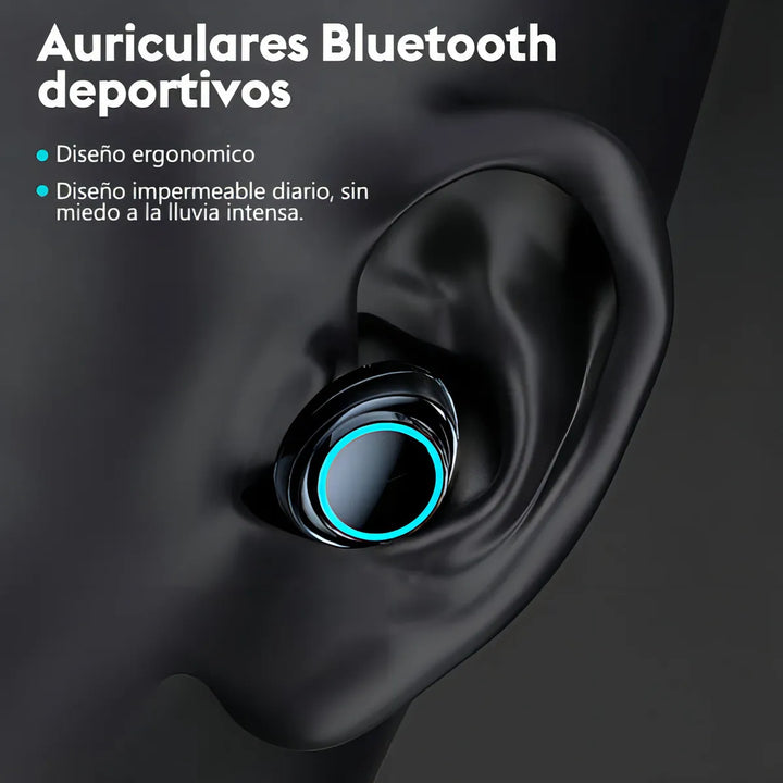 Audífonos Bluetooth Deportivos M25 Reducción De Ruido Negro