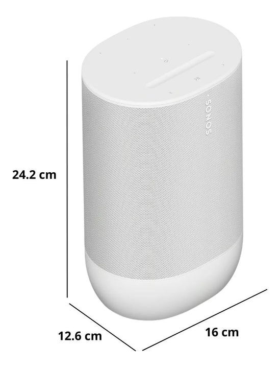 Sonos Move 2 - Parlante Portátil Con Sonido Estéreo Wifi Bt Blanco