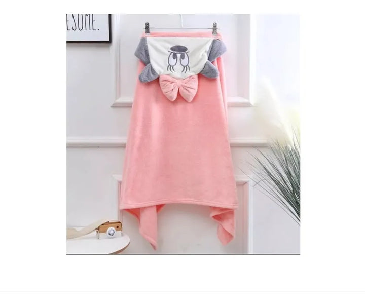Toalla Capucha Niños Bebes Infantil Diseños Microfibra Viaje Rosa Toalla Infantil Baño Microfibra Aseo Natacion