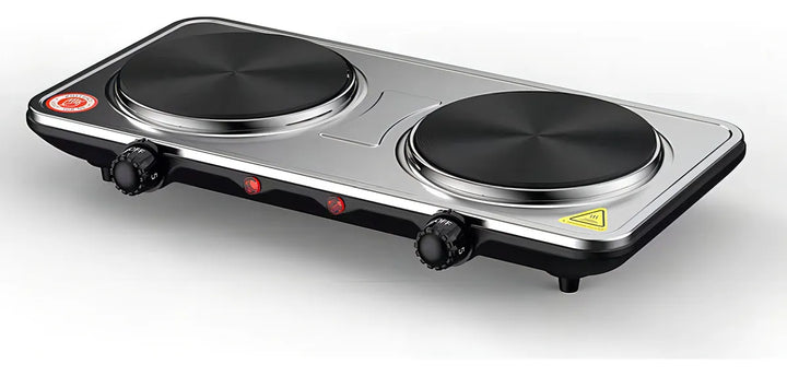 Fogon Estufa Eléctrica Sokany Dos Puestos Perillas Ajuste Temperatura Cocina Rápida Portátil Compacta Bajo Consumo Superficie Fácil Limpieza Potente Electrodoméstico Hogar Cocinas Modernas Eficiente