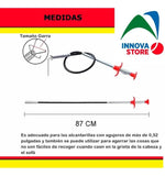 Sonda Destapa Cañerías 87cm Uso En Desagües Lavamanos Baños