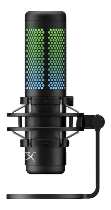 Micrófono HyperX Quadcast QuadCast S Condensador Omnidireccional color blackS