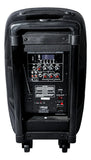 Cabina De Sonido 8 Visivo Activa Recargable 70w Color Negro