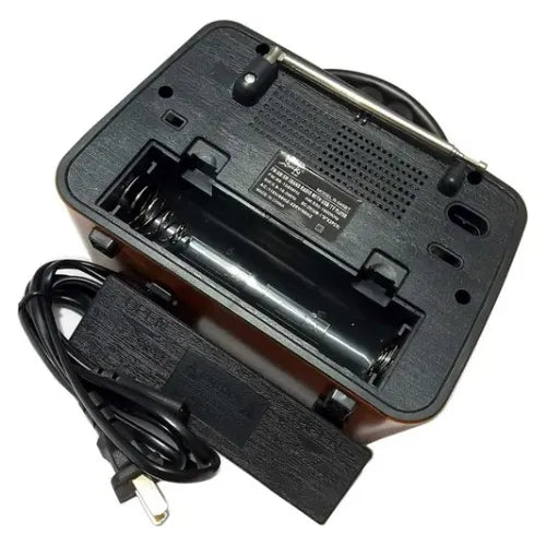 Radio Am Fm Parlante Usb Retro Recargable Bluetooth ¡ Mp3! Caqui