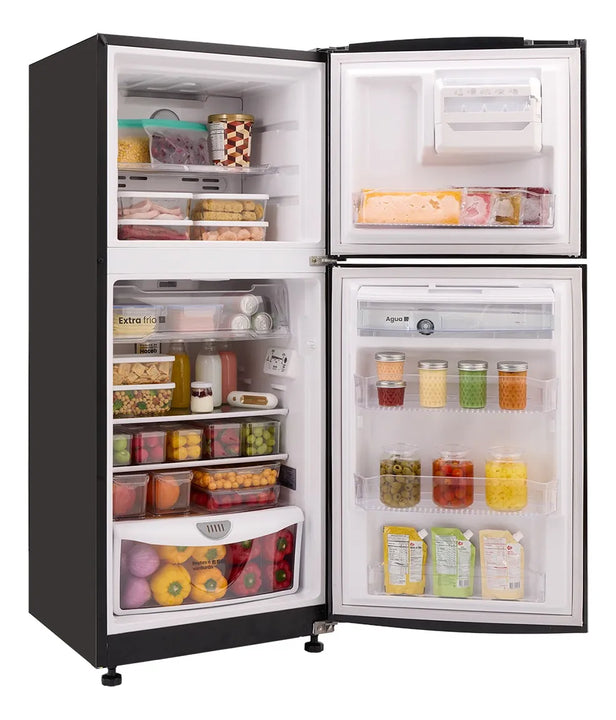 Nevera con freezer inverter Haceb NEV LIS 243 SE DA ME NC INV NEV LIS 243 SE DA ME NC INV color negro con capacidad de 243L