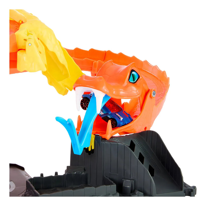 Hot Wheels Pista De Juguete Ataque De Cobra Vs Pizzería Color Multicolor