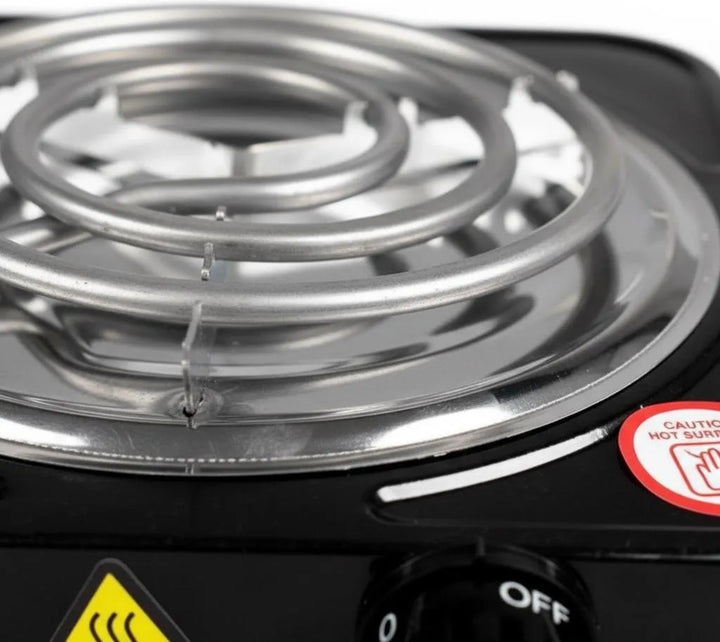 Estufa Eléctrica 1 Puesto 5 Niveles De Temperatura Negro