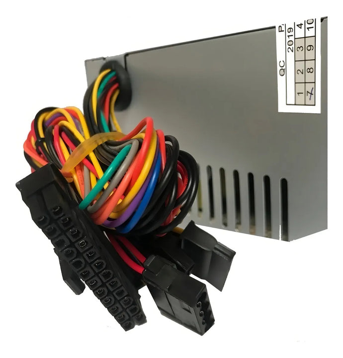 Fuente De Poder Atx 680w V.2 Pc 20-24 Pin Sata Ide Color Gris