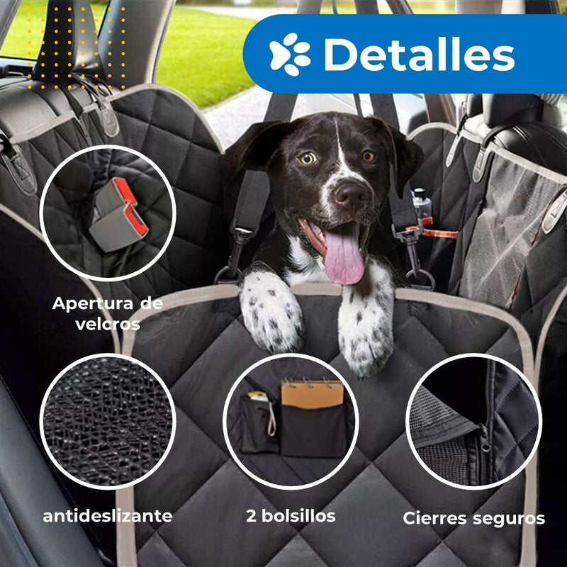 Protector Forro Cubre Asiento Carro Perros Mascotas