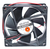 Ventilador De Refrigeración 8x8x2.5cm Brushless 12v 2 Cables