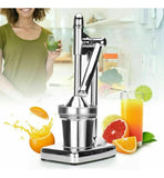 Exprimidor Manual De Jugos Presión Gris Oscuro