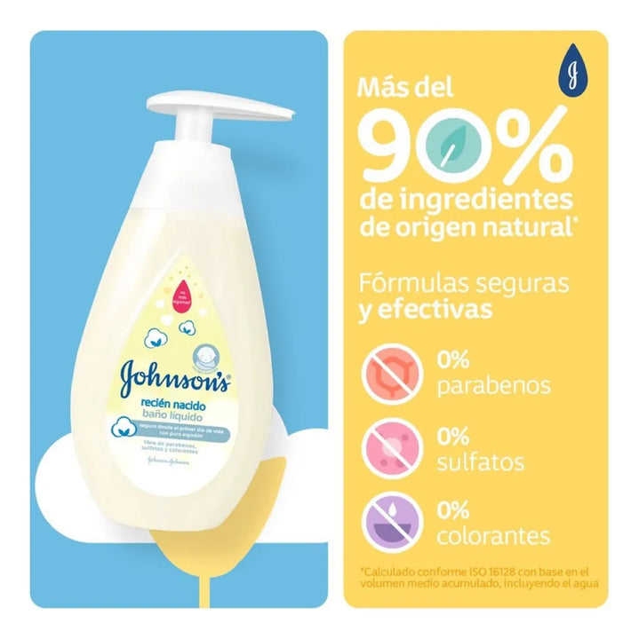 Baño Liquido Johnsons Baby Recien Nacido X 200ml