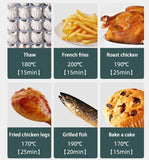 Freidora De Aire 7 Litros Sin Aceite Icm Extra Grande Negro