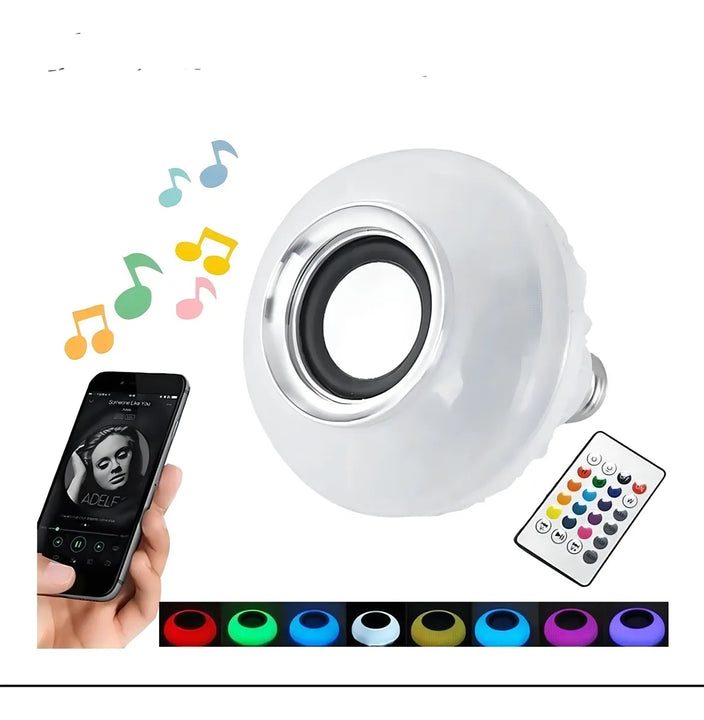 Parlante Luz Led Bombillo App Control Oferta Liquidacion