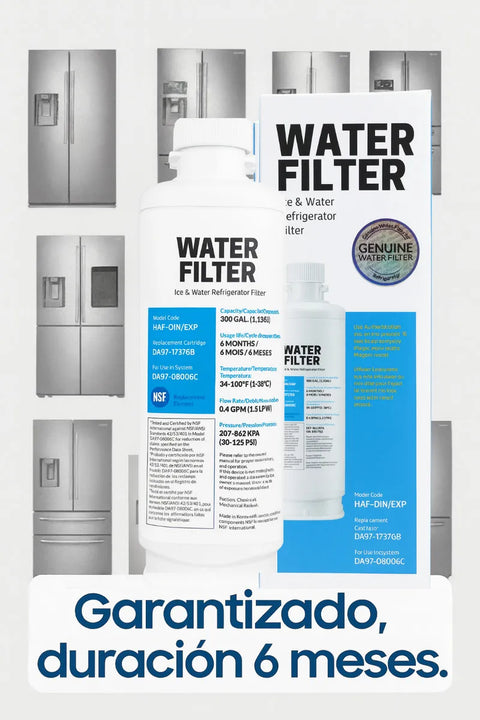 Filtro Agua Compatible Con Samsung Reemplazo Refrigerador X3