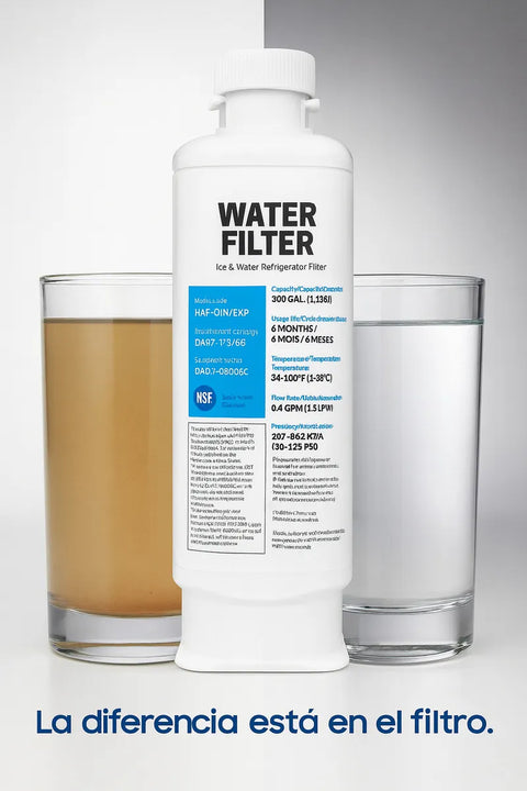 Filtro De Agua Para Samsung Repuesto Nevecon Da97-17376b X 2