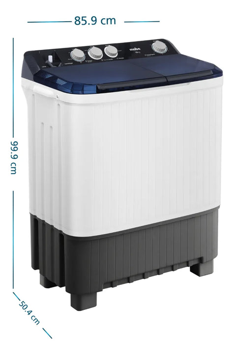 Lavadora Mabe Semiautomática Dos Tinas 16 Kg (35 Lb) Blanca Blanco