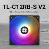 Thermalright Ventilador De Cpu Tl-c12rb-s V2 Ventilador De C