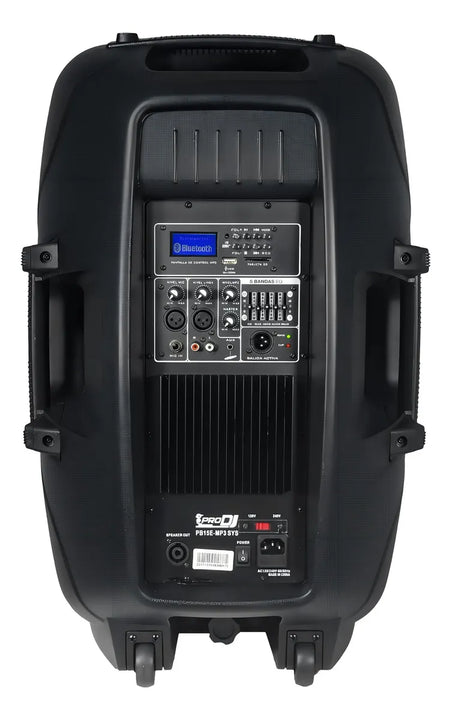 Parlante Pro DJ PB15EMP3SYS Portátil Con Bluetooth