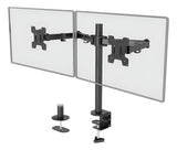 Soporte Para 2 Monitores Doble Dual Escritorio Wali M002-32 Negro Tamaño de 13" a 32"