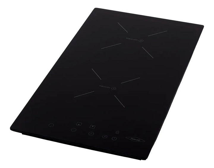 Estufa De Empotrar Inducción Negra 30cm Eléctrica 220v Haceb Negro