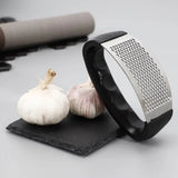 Triturador De Ajos En Acero Facilmanejo Cortador Verduras