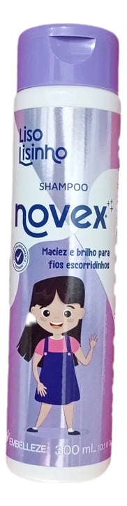 Kit Shampoo Y Acondicionador Novex Liso Lisinho Para Niños
