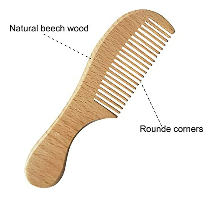 Set De Cepillo Y Peine Para Bebés | Cerdas De Cabra Suaves |