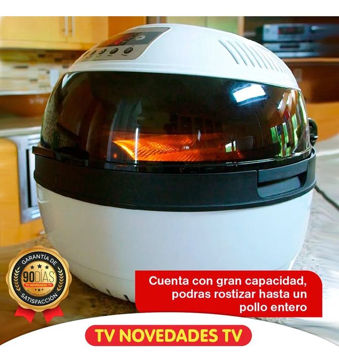 Freidora Digital 7 En 1 Cocinar Sin Aceite - Molino Health F Blanco