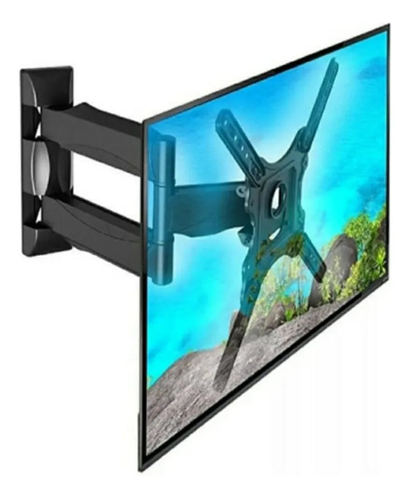 Soporte Tv 32 A 55 Referenci P4 Grande Brazo Largo Giratorio Negro