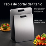 Set X3 Tabla De Picar Para Cocina En Acero Inoxidable 304 Plateado