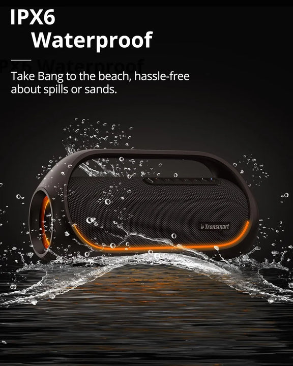 Parlante Tronsmart Bang Portátil, Bluetooth Waterproof 60w Negro