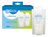 Bolsas Leche Materna 180 Ml Dr Browns 100 Unidades Sin Bpa