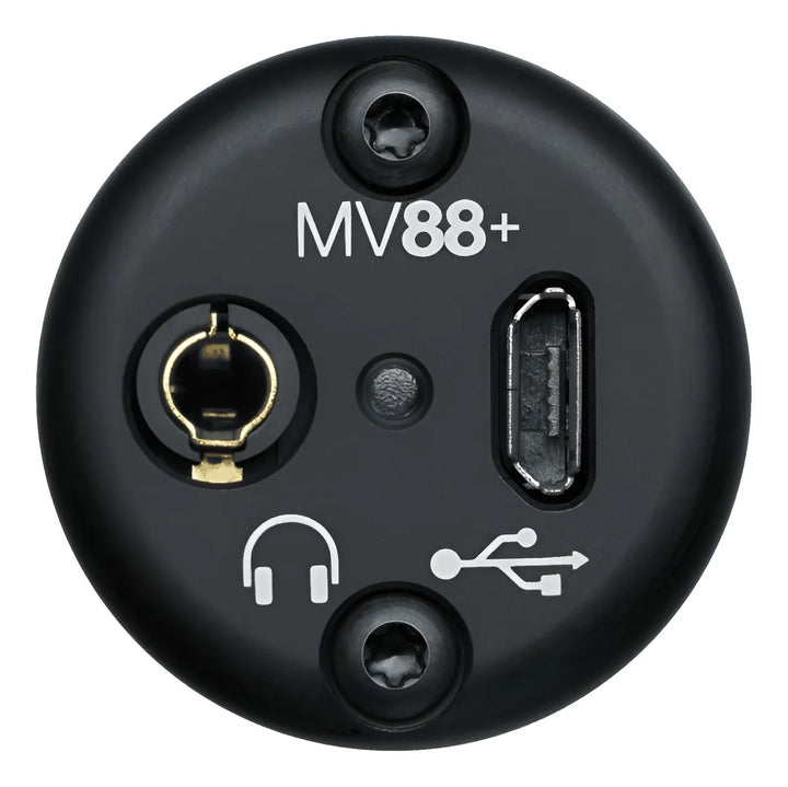 Micrófono Shure MV88 + Video Kit Condensador Cardioide color negroS