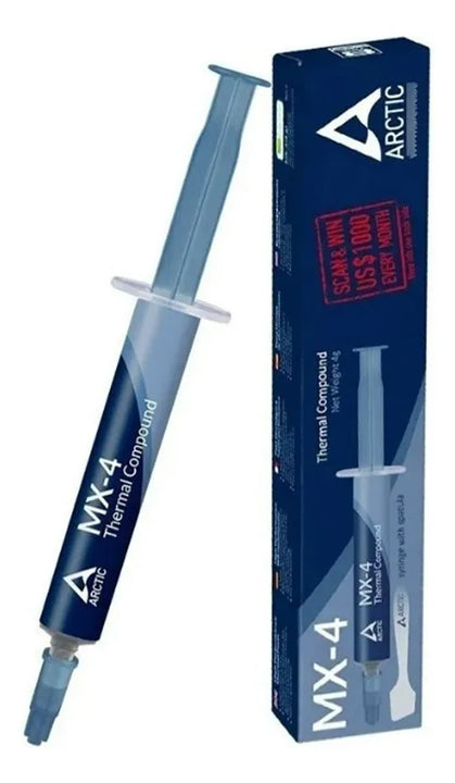 Pasta Térmica Arctic Mx-4 Disipador De Calor Cpu 4 Gramos