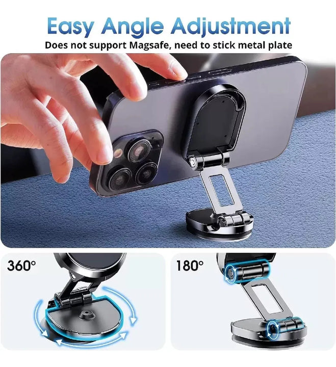 Soporte Porta Celular Magnetico Holder Carro Coche Auto Gps Negro