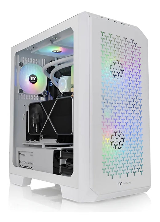 Chasis Thermaltake View 300 Mx + 3 Ventilador Rgb- Blanco