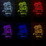 Lámpara De Noche Led Up Carl Y Ellie Decoración Regalo Negro