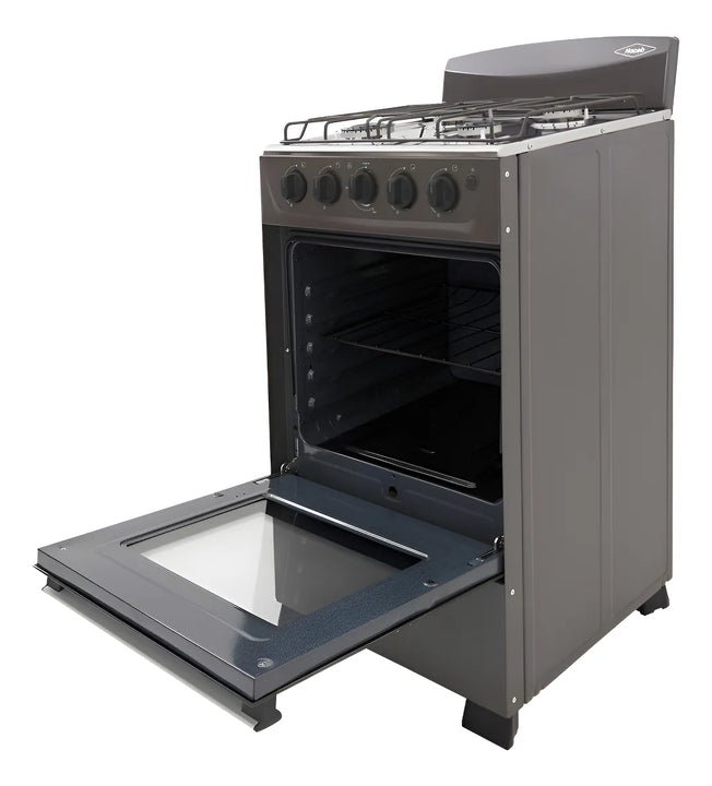 Estufa Romero Torre Haceb 50 Cms Gas Natural Plata Color Gris