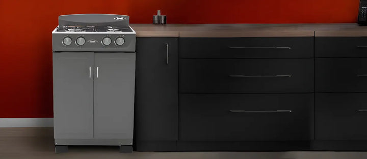Estufa Romero Gabinete Torre Mixta 3x1 Gas Propano Plata Tipo de conexión Gas envasado