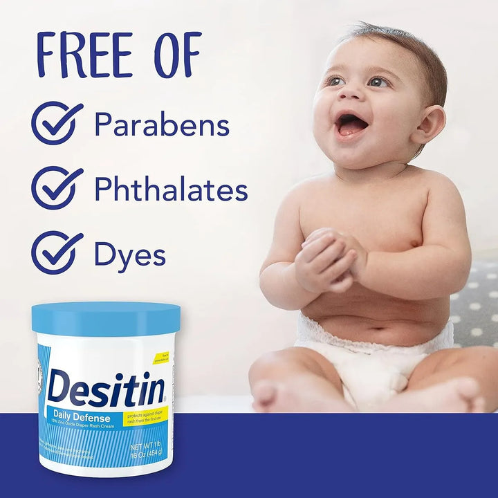 Crema Para La Dermatitis Del Pañal Del Bebe Desitin Daily