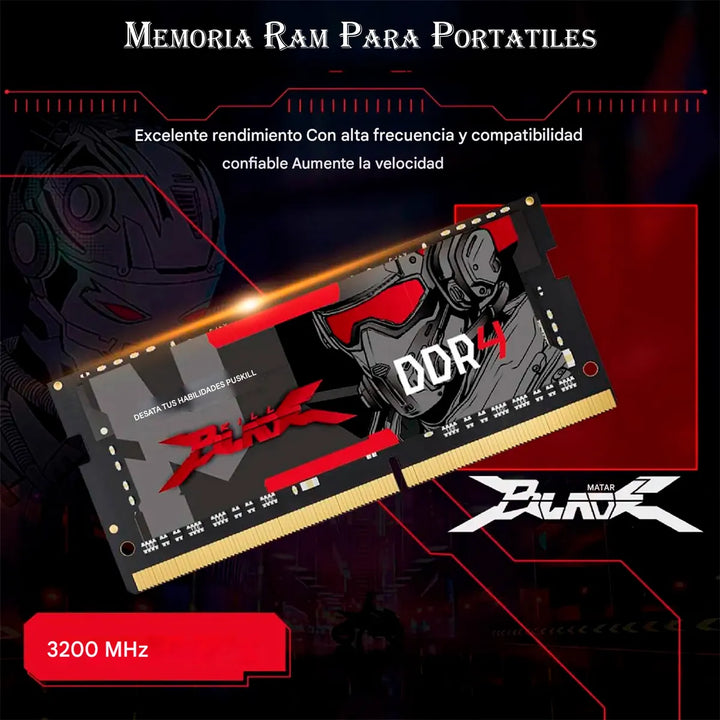 Memoria Ram Portatil Ddr4 16gb 3200 Pc Gamers Portatil Gamer